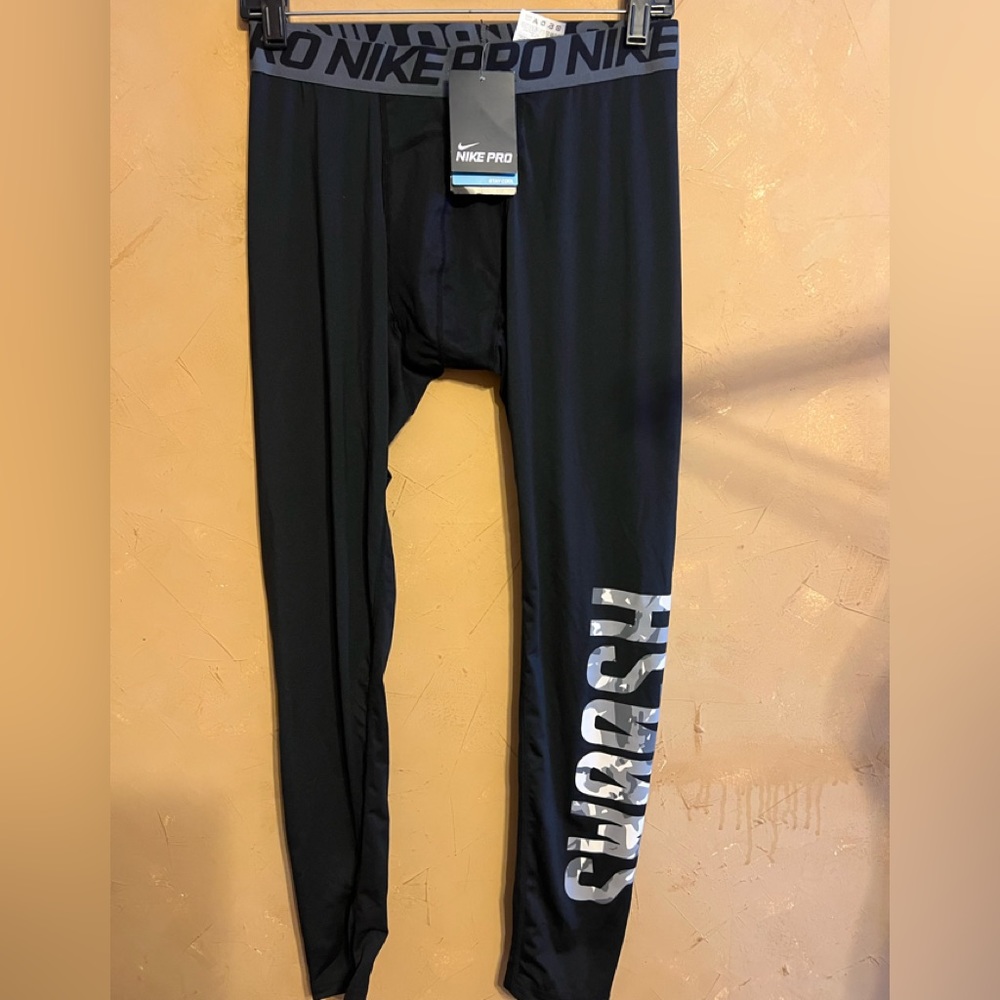 Nike Men’s 2XL Running Compression Pants Swoosh